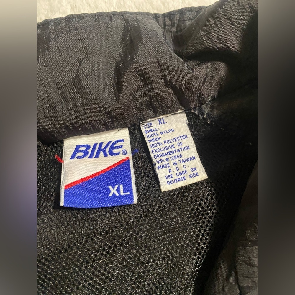 VTG 90s Bike Windbreaker Full Zip Jacket - Picture 3 of 6